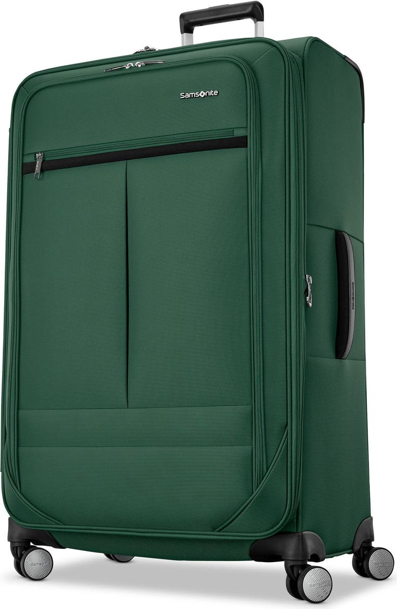 Samsonite Element Soft-Sided 29" Large Checked Expandable Luggage, Main, color, Bistro Green