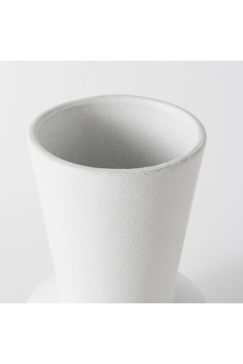 Laforge Ceramic Vase, Alternate, color, White