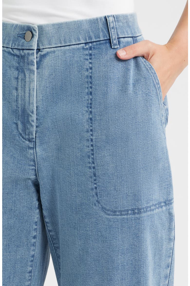 Organic & Recycled Cotton High Waist Ankle Arch Jeans, Alternate, color, CLASSIC INDIGO