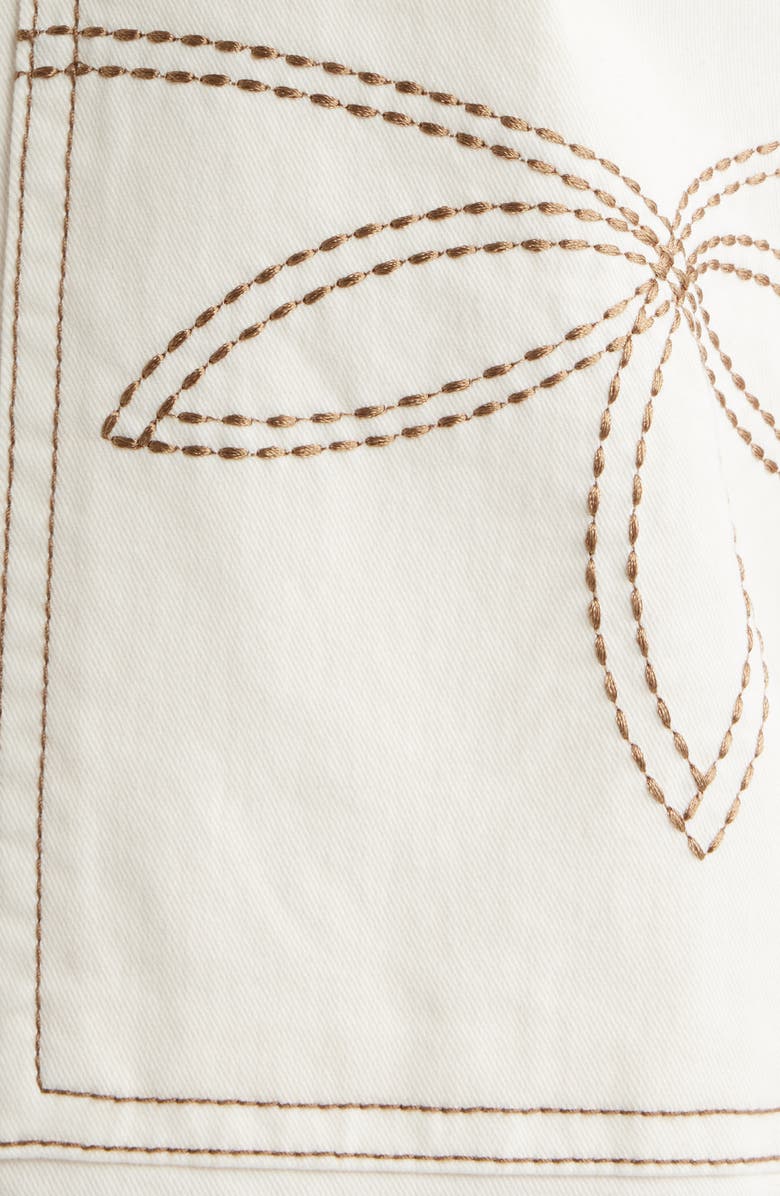 Rails Briggs Topstitch Detail Stretch Cotton Jacket, Alternate, color, Bone