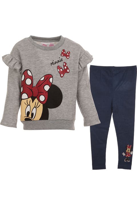 Minnie Mouse Fleece Sweatshirt and Tulle Leggings Set
