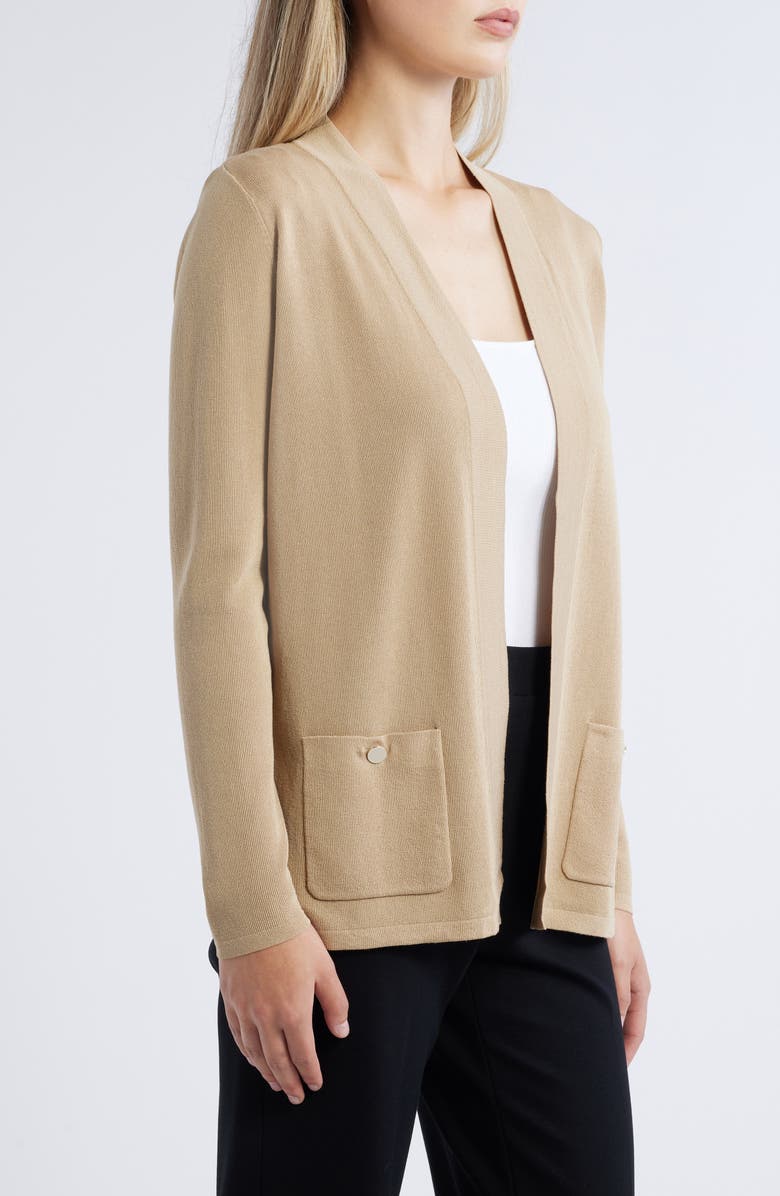 Anne Klein Malibu Open Front Cardigan, Alternate, color,