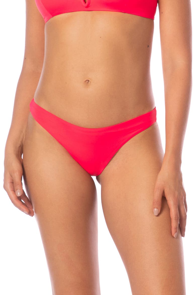 Sublimity Reversible Bikini Bottoms, Main, color, RED