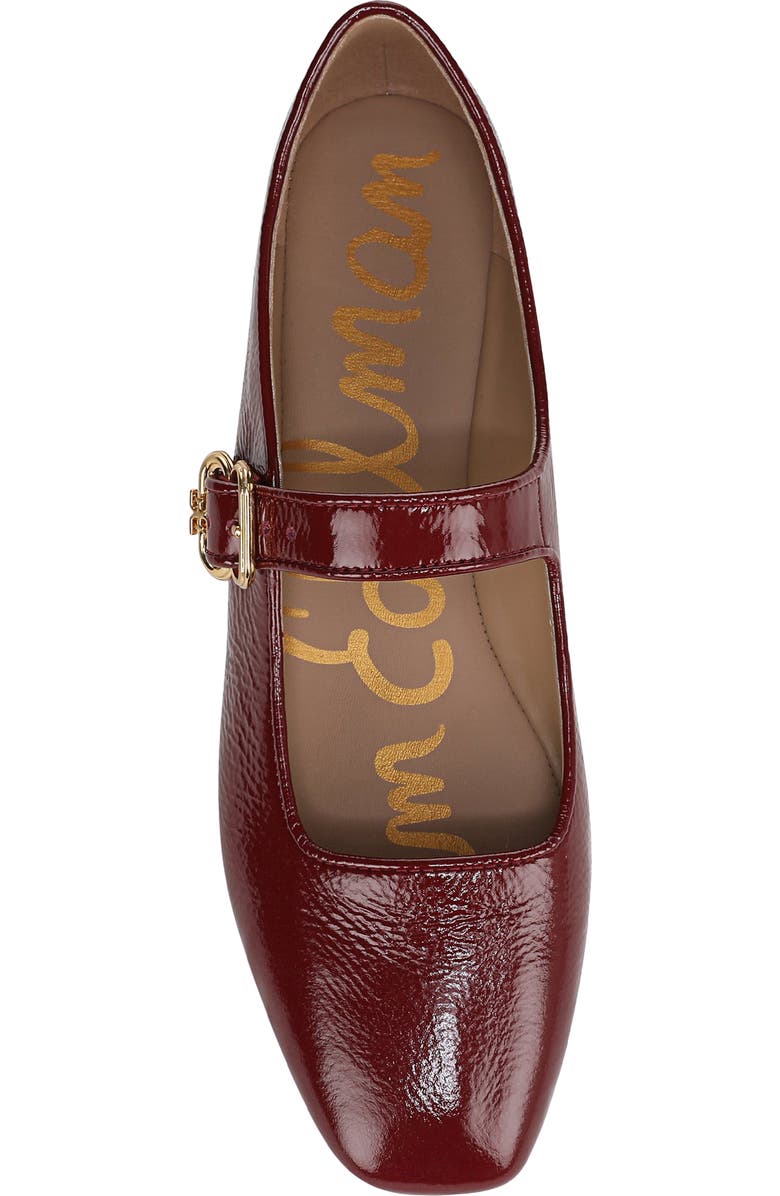 Sam Edelman Michaela Mary Jane Flat, Alternate, color, French Merlot