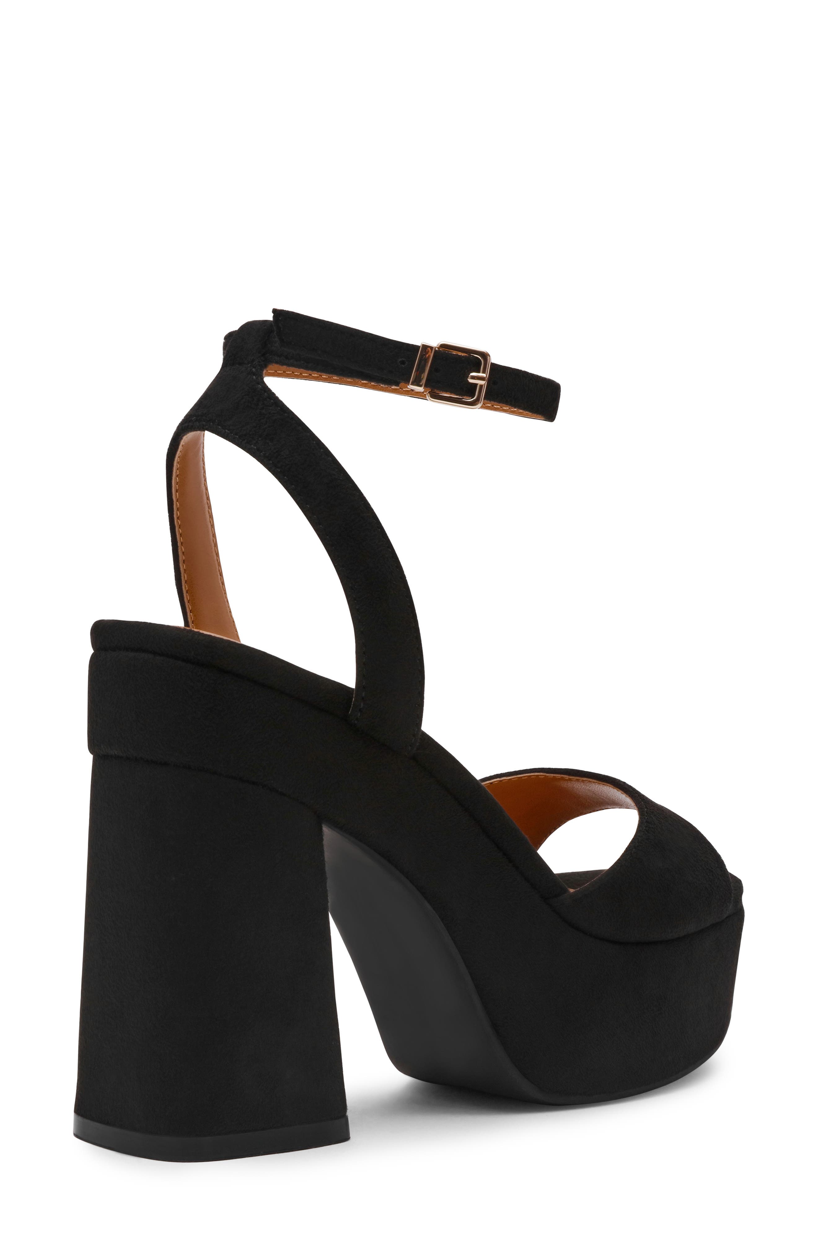 DV by Dolce Vita Wizzard Ankle Strap Platform Sandal, Alternate, color, Black