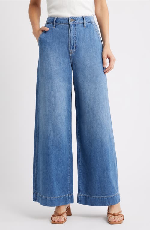 Hidden Jeans High Waist Super Wide Leg Jeans In Blue