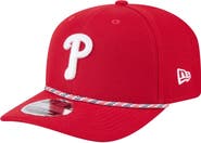New Era Men's New Era Red Philadelphia Phillies Multi-Rope 9SEVENTY Stretch-Snap Hat