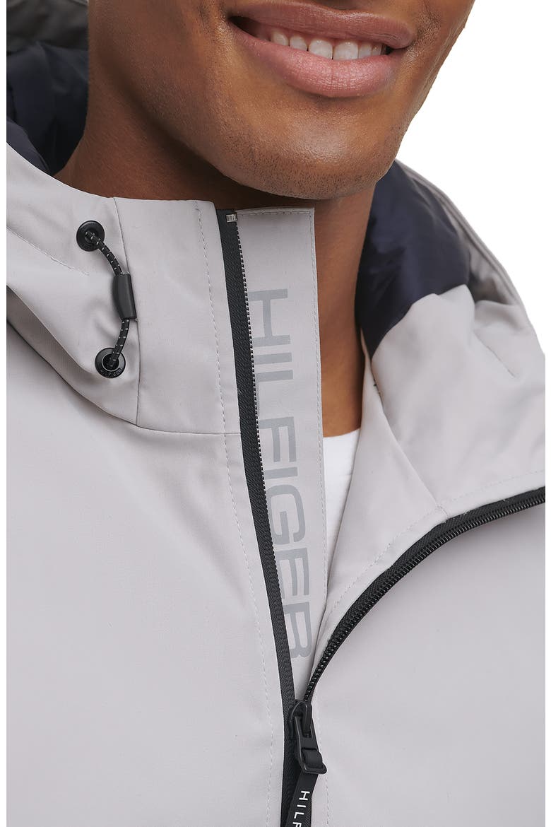 Performance Hooded Jacket, Alternate, color, SILVER