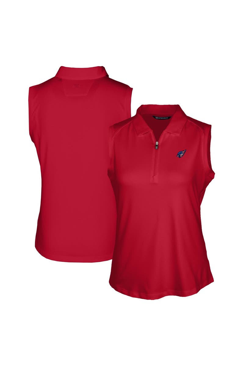 Cutter & Buck Women's Cutter & Buck Cardinal Arizona Cardinals Forge DryTec Stretch Sleeveless Polo, Main, color, 