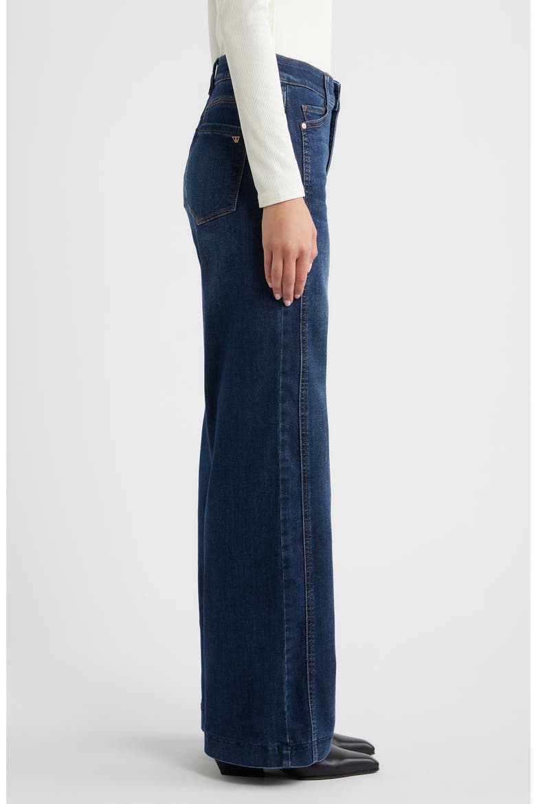 Gracie Skyrise Wide Leg Jeans, Alternate, color, BLUE/ INDIGO