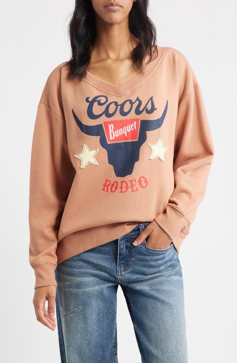 Coors® Rodeo Appliqué Graphic Sweatshirt