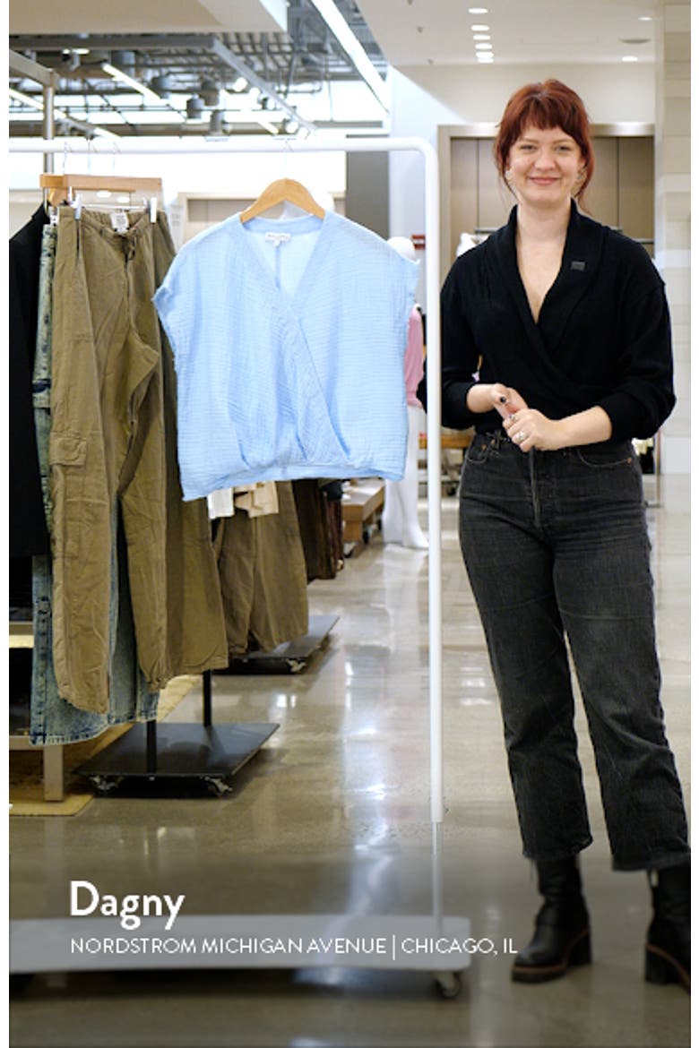 Evie Gauze Faux Wrap Top video