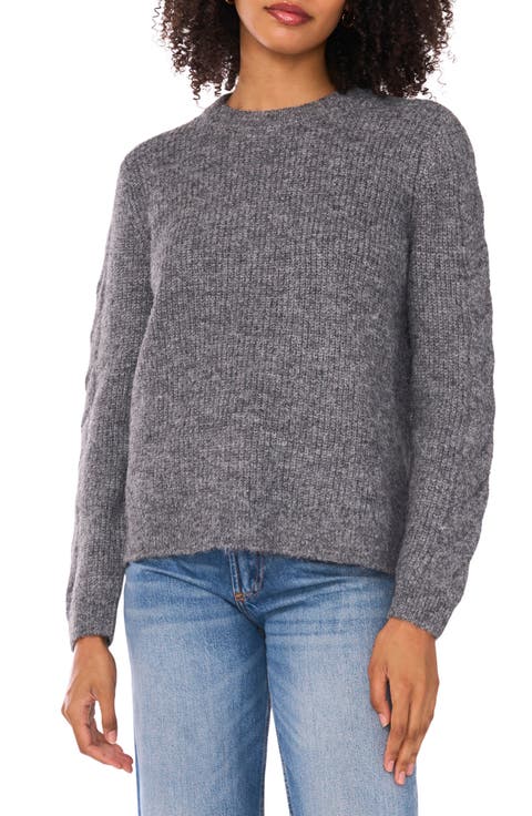 Cable Knit Sleeve Sweater