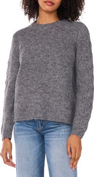 1.STATE Cable Knit Sleeve Sweater