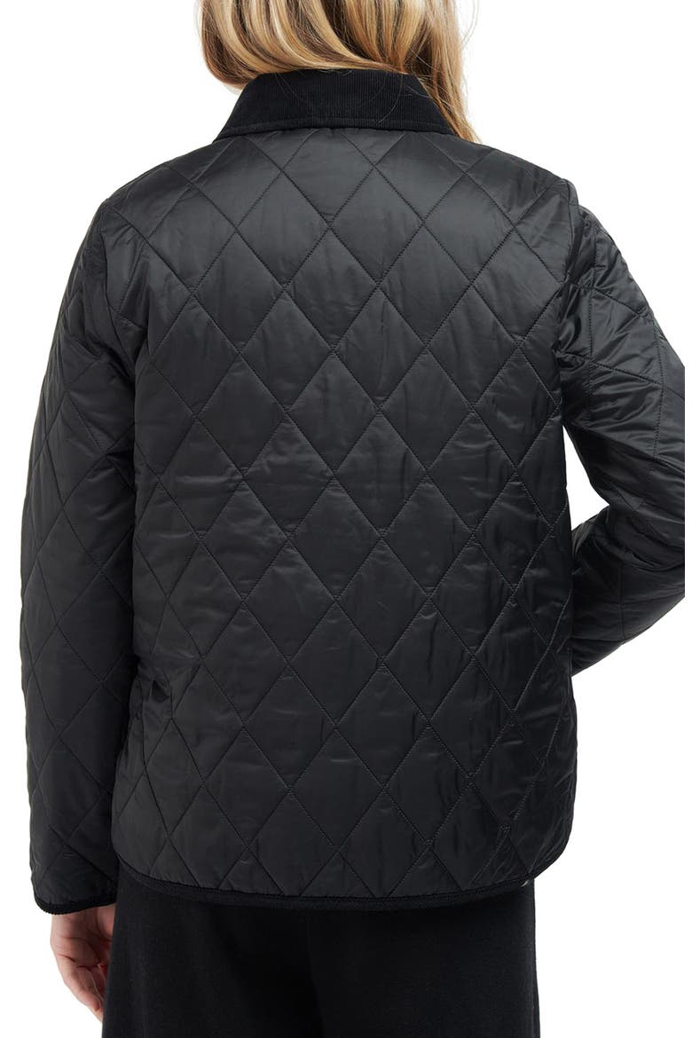 Clydebank Quilted Jacket, Alternate, color, BLACK
