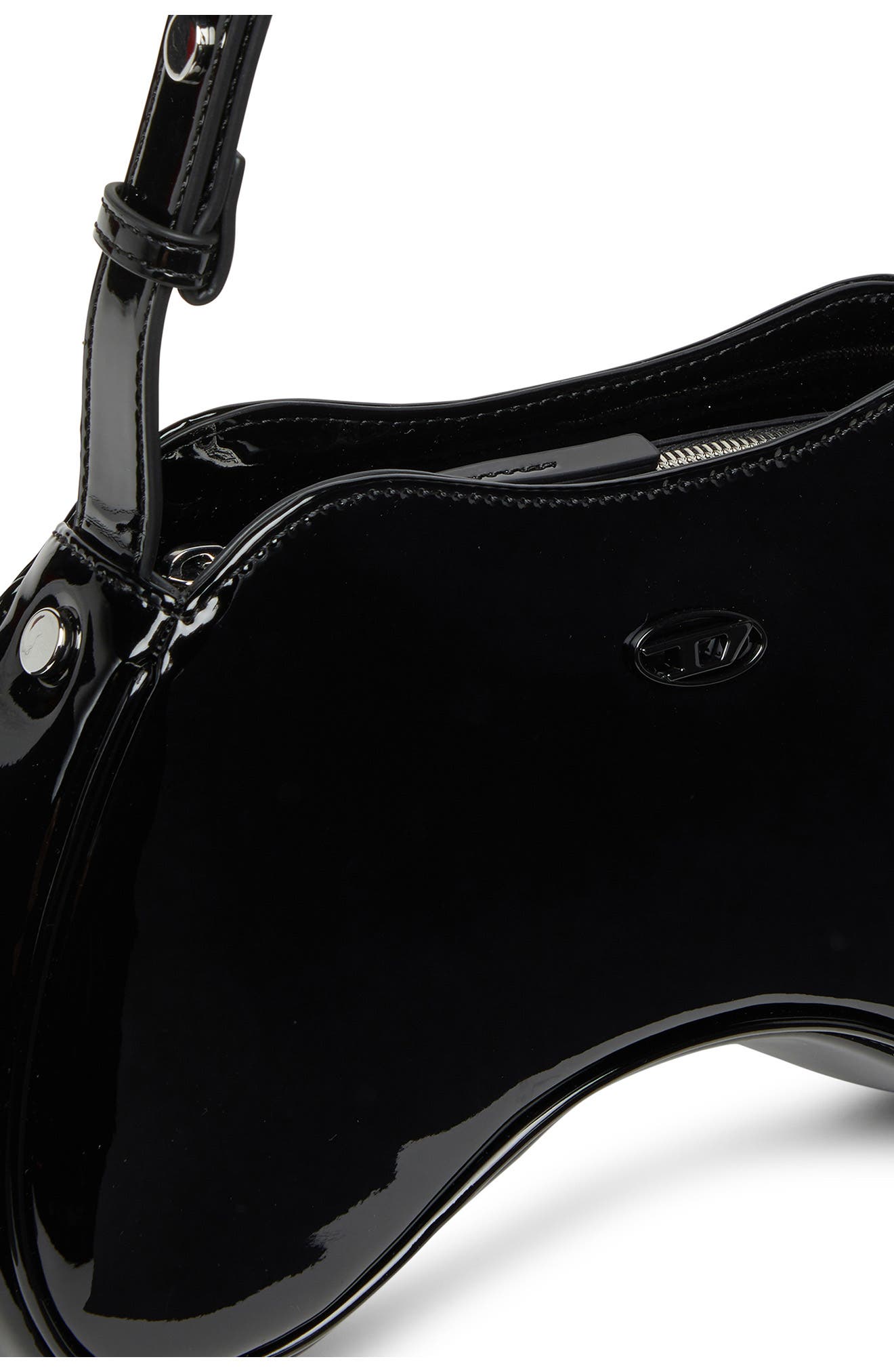 Play Play Faux Leather Shoulder Bag, Alternate, color, BLACK
