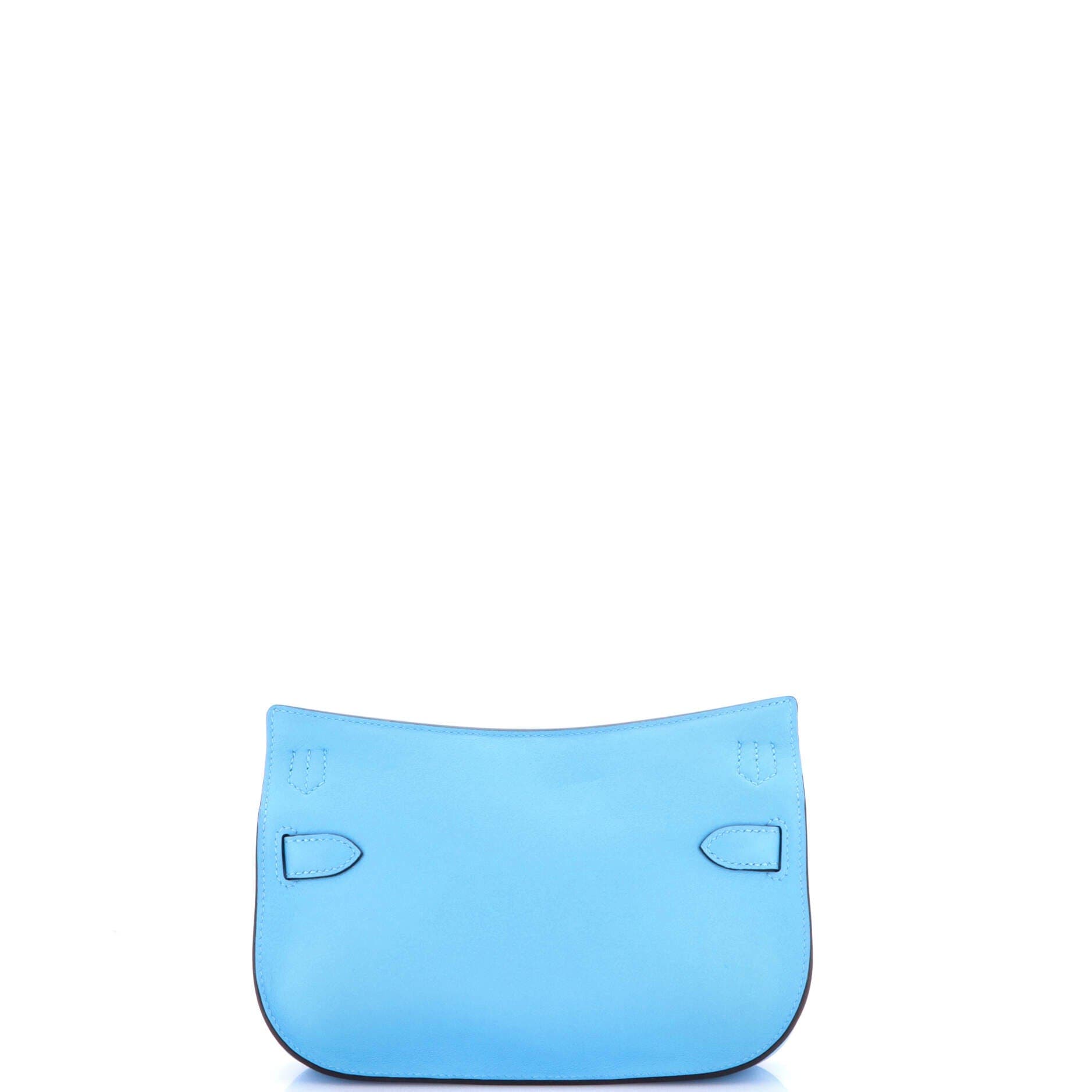 Pre-Owned Hermes Verso Jypsiere Bag Swift Mini, Alternate, color, Celeste