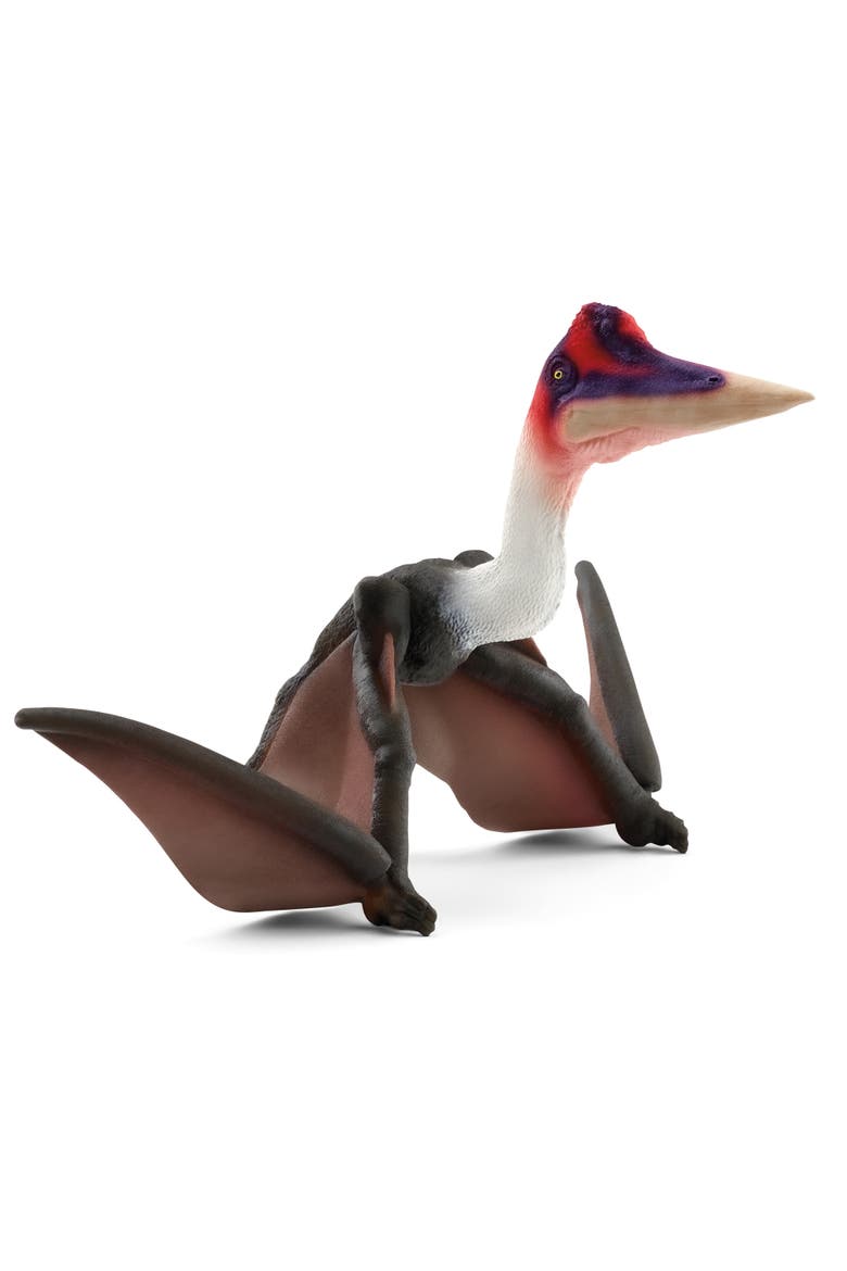 11" Quetzalcoatlus Dinosaur Action Figure Toy w/ Movable Jaw, Main, color, Multicolored
