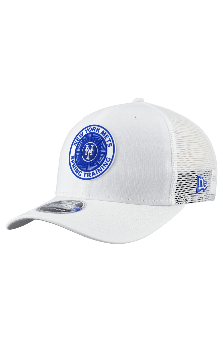New Era Men's New Era  White New York Mets 2026 Spring Training Fan Pack 9SEVENTY Adjustable Trucker Hat, Main, color, White