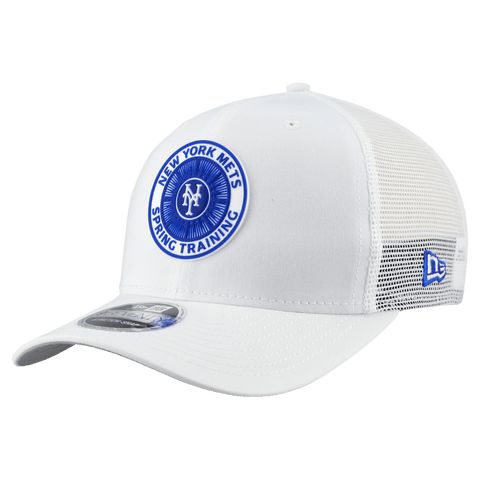 Men's New Era  White New York Mets 2026 Spring Training Fan Pack 9SEVENTY Adjustable Trucker Hat