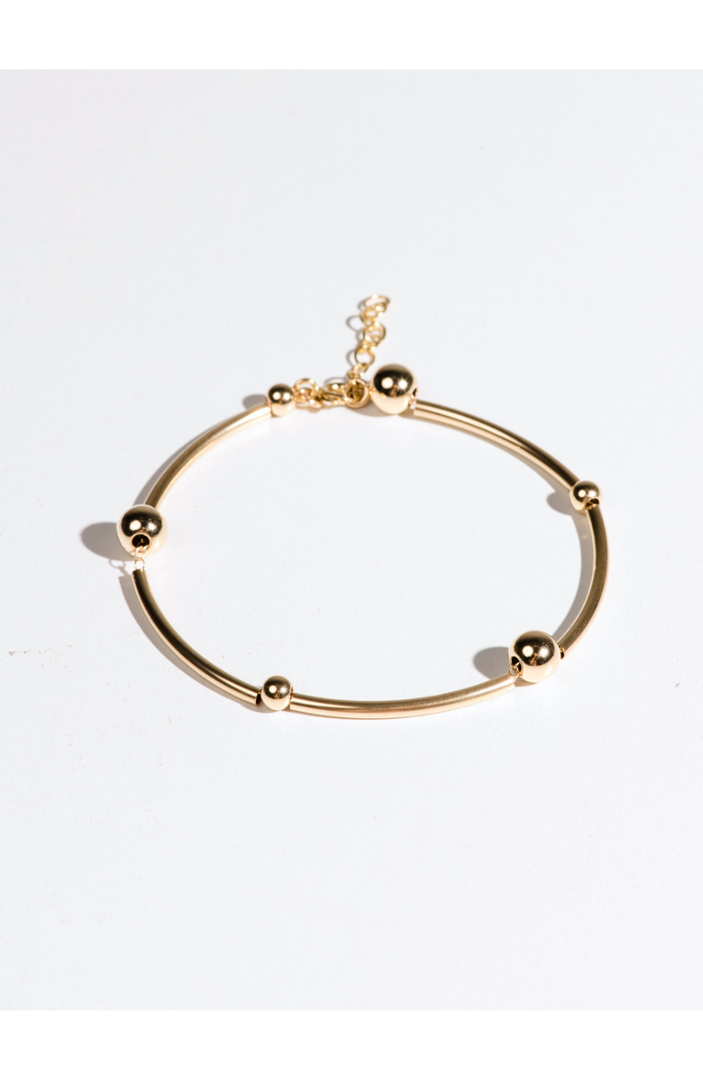 ABLE Nina Tube Bracelet, Main, color, Gold-Filled