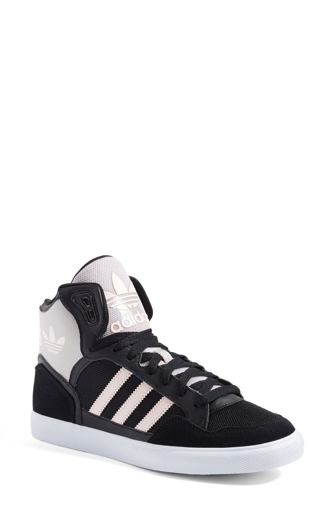 'Extaball' High Top Sneaker, Main, color, BLACK/ PINK/ PURPLE