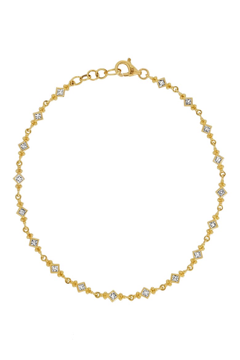 18k Gold Diamond Tennis Bracelet, Main, color, YELLOW