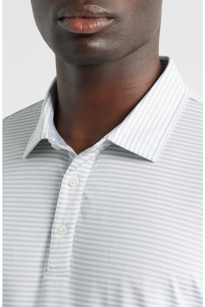 Smith Stripe Performance Golf Polo, Alternate, color, GLACIER WHITE