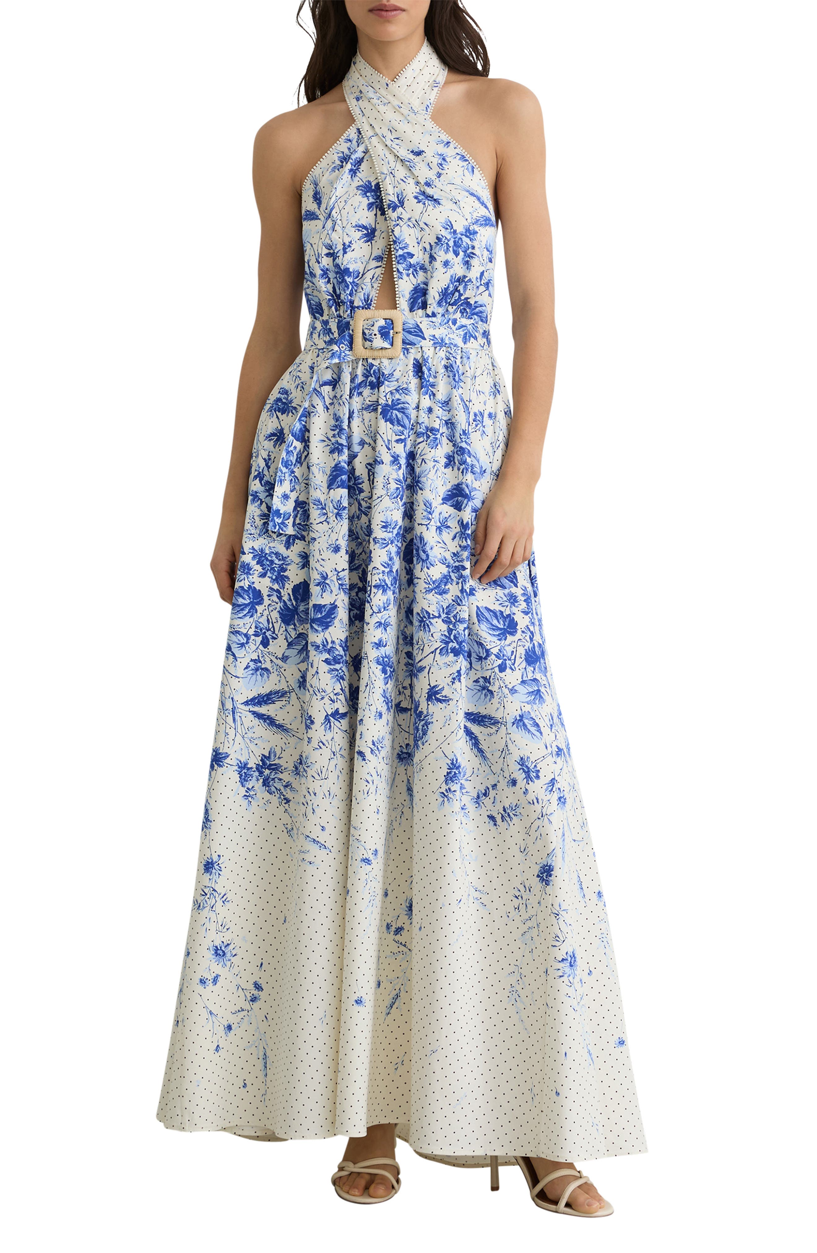 selected IVORY/ BLUE
