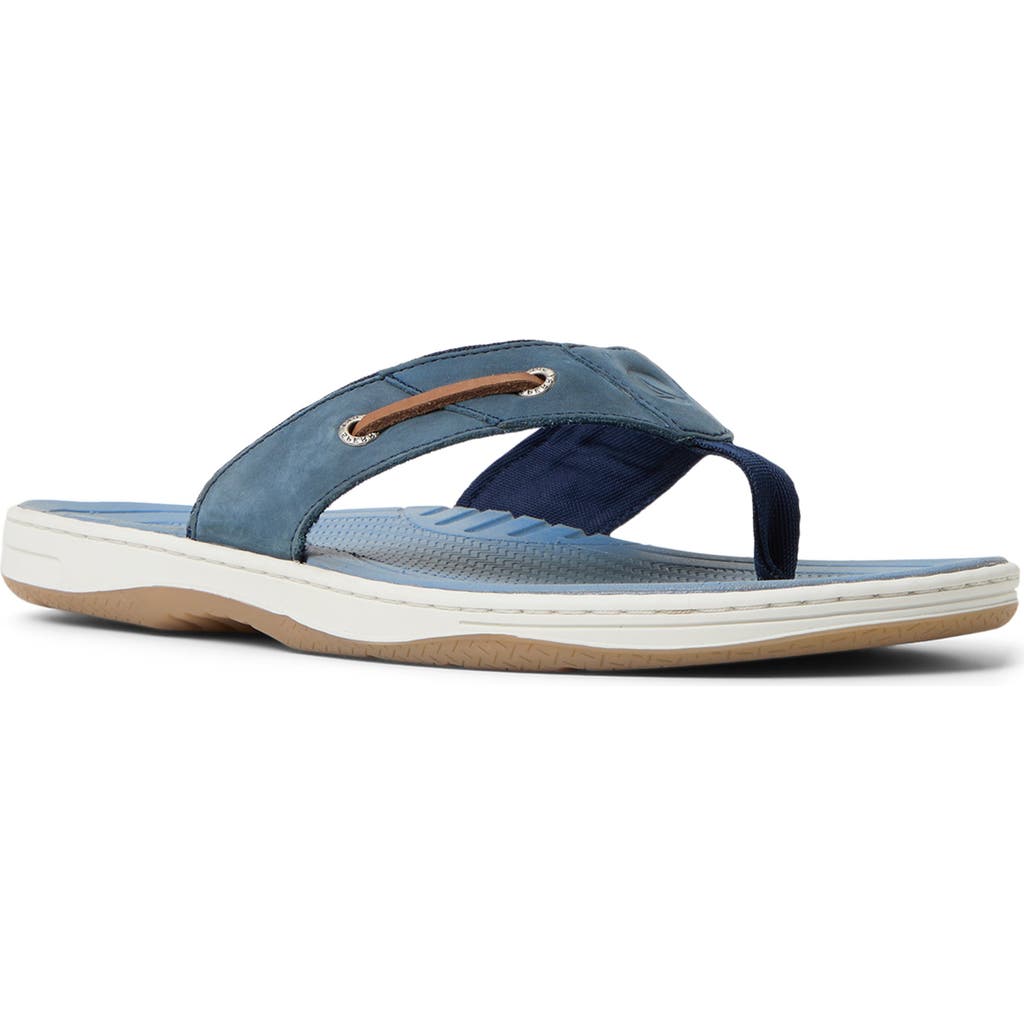 Sperry Baitfish Flip Flop In Dust Blue