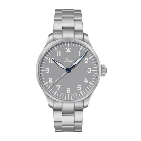 Augsburg - 42mm, Gray Dial, Automatic, Stainless Steel Bracelet