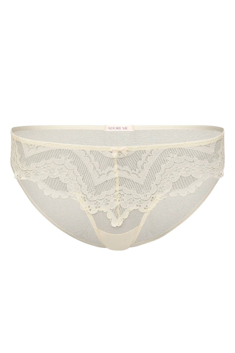 Farrah Bikini Panties, Alternate, color, Light white