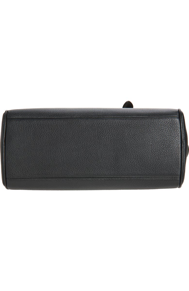 Jacquemus Le Turismo Leather Shopper Bag, Alternate, color, Black