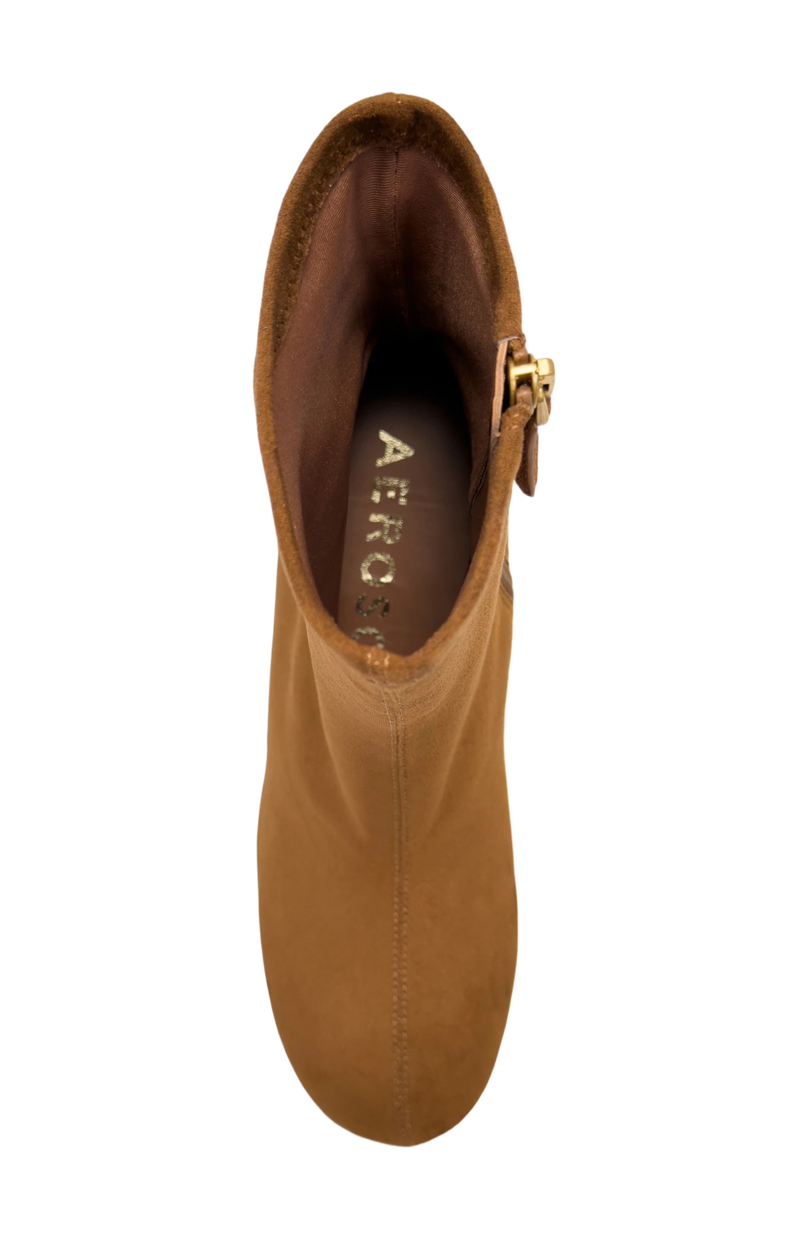 Ophelia Faux Leather Bootie, Alternate, color, TOBACCO