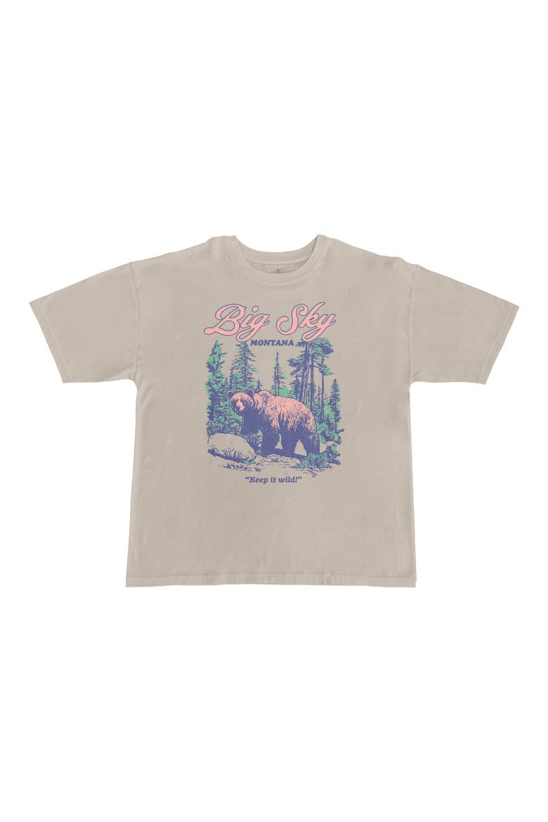 Big Sky Montana Graphic T-Shirt, Main, color, SAND
