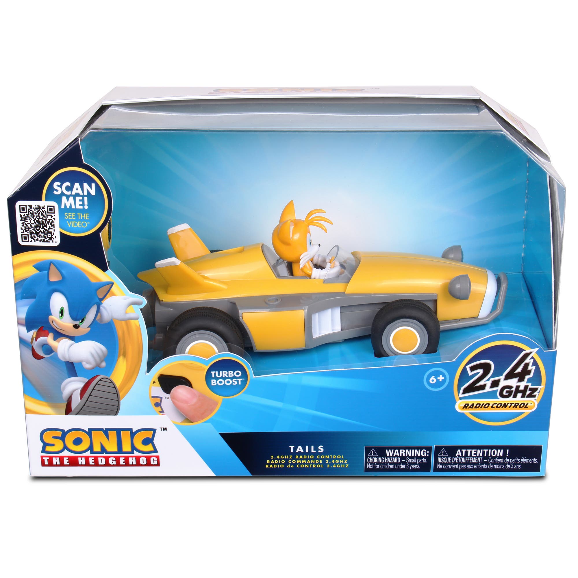 Sonic Tails The Fox Remote Controlled Car in Multicolored 
