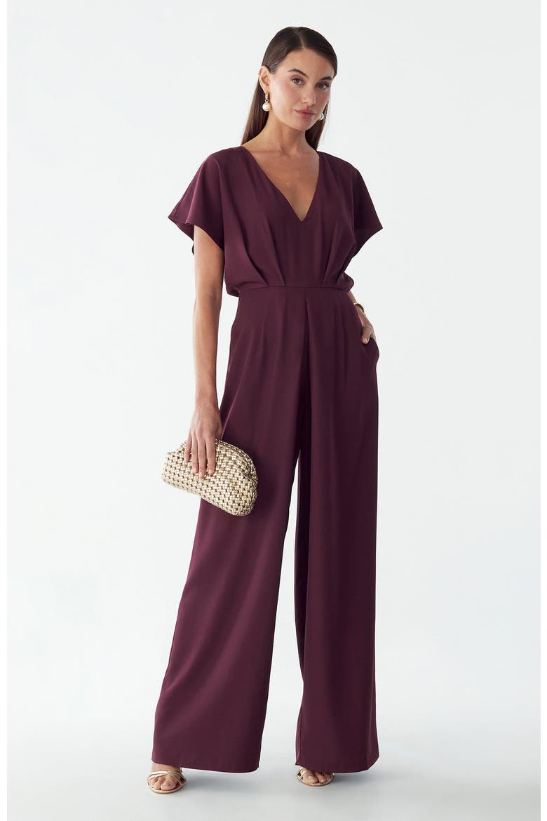 Azeliah Jumpsuit, Main, color, Wine