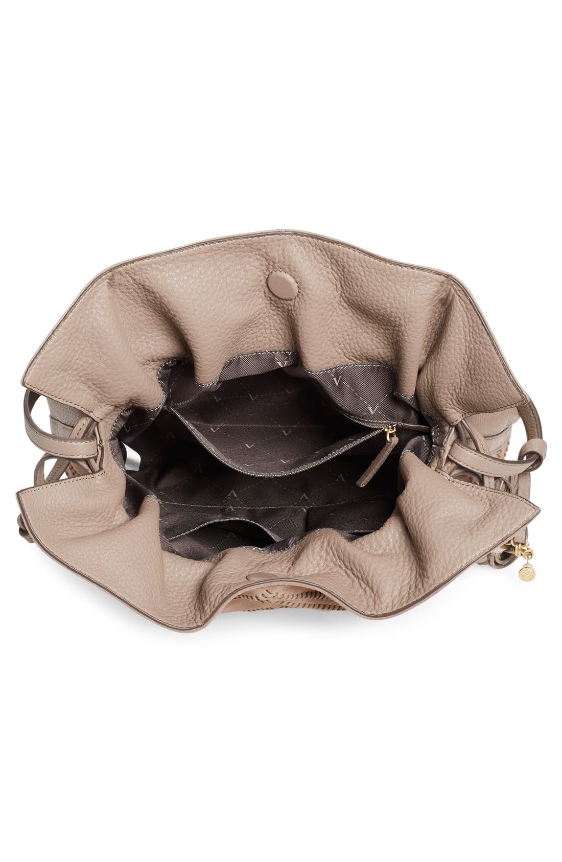 Vince Camuto 'Nella' Leather Hobo Bag, Alternate, color, 