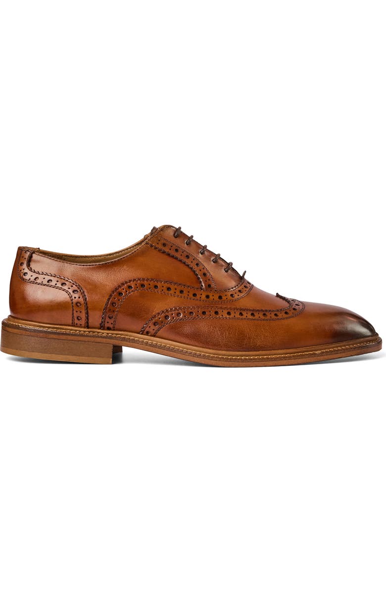 Bruno Magli Alfonso Wingtip Oxford, Alternate, color, Cognac