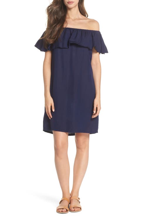 Off the Shoulder Cover-Up Dress