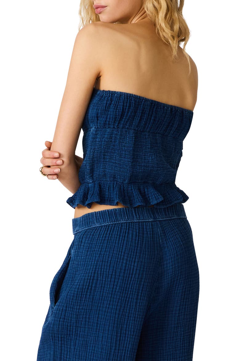 Harbor Strapless Top, Alternate, color, SOFT INDIGO