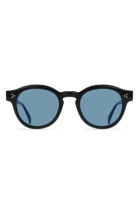 Zelti 49mm Small Round Sunglasses