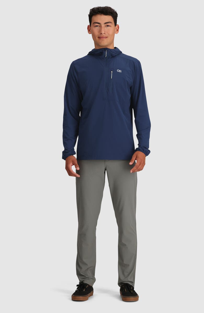 Outdoor Research Astroman Air Sun Half Zip Hoodie, Alternate, color, Cenote