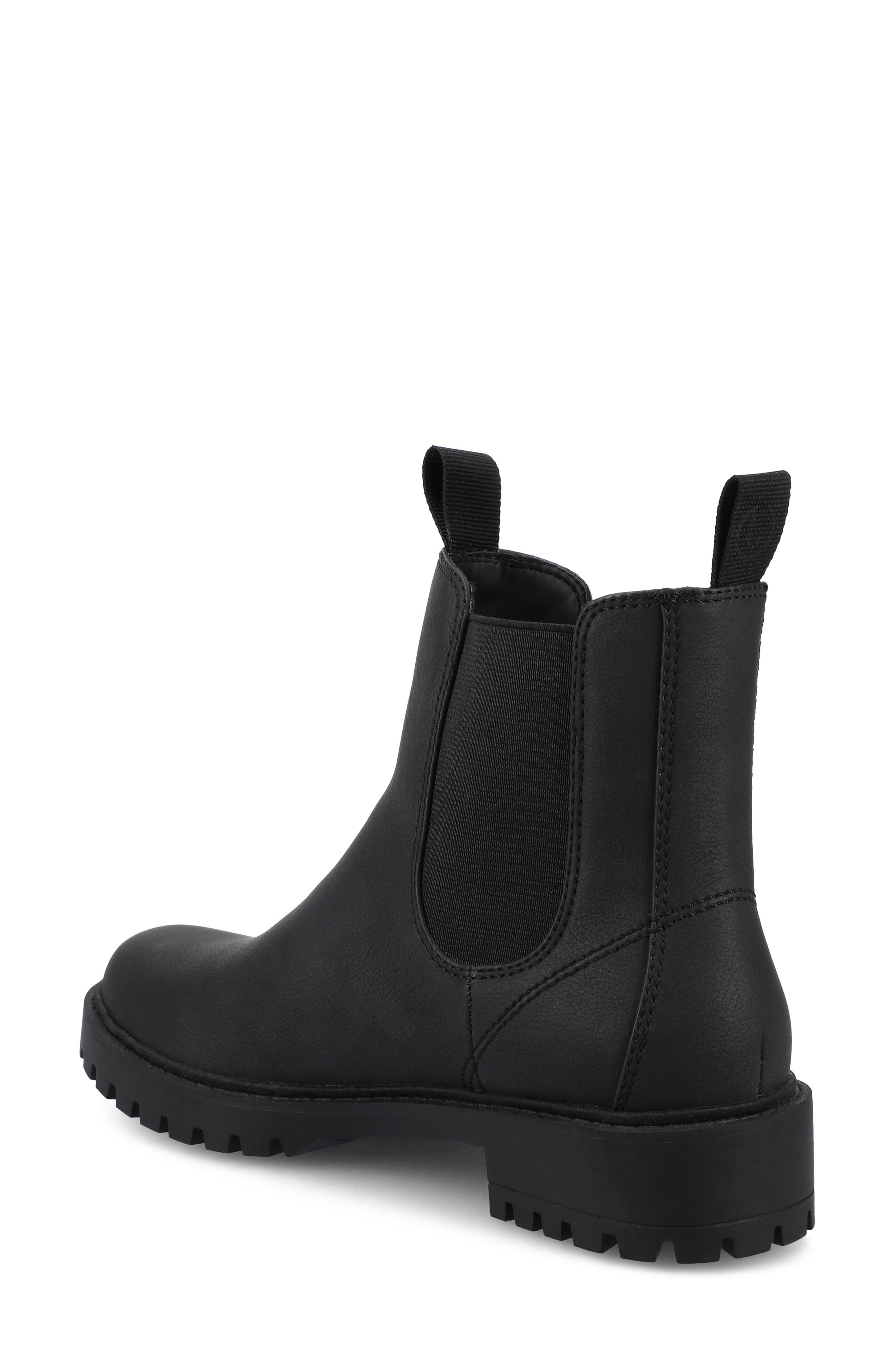 Journee Collection Blanche Chelsea Boot, Alternate, color, Vintage/ Black