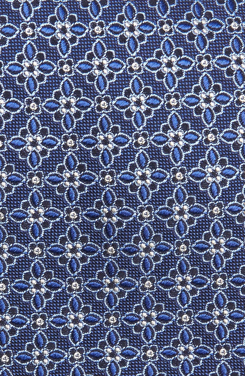 Eton Silk Tie, Alternate, color, Navy