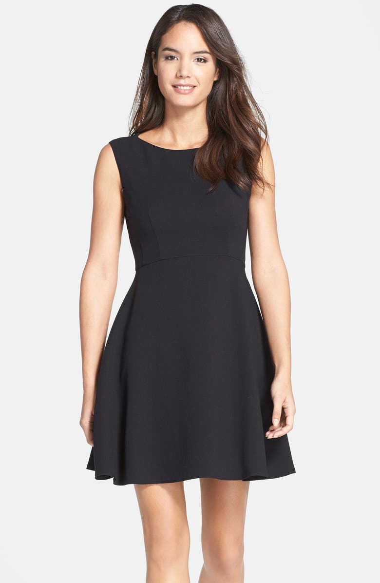 French Connection Feather Ruth Fit & Flare Dress, Main, color, 