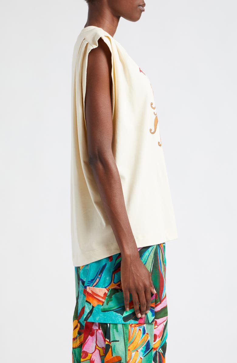 FARM Rio The Tropics Cotton Graphic Muscle T-Shirt, Alternate, color,