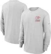 Nike Men's Nike Gray Kansas City Chiefs Essential Heavy Max90 Long Sleeve T-Shirt