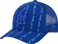 New Era Men's New Era Blue New York Mets Tonal Icon 9FORTY Adjustable Trucker Hat