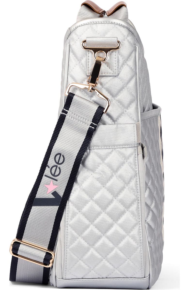 Volée Crossbody Bag, Alternate, color, Silver